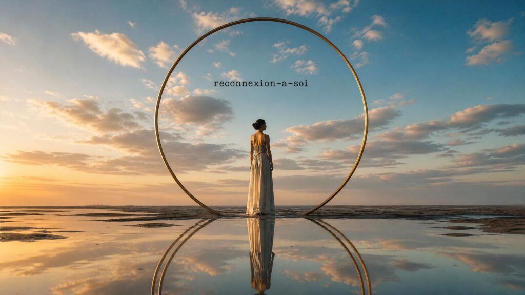Ouvrez-vous à de nouveaux horizons pour ancrer une confiance en soi durable. Cette reconnexion à soi vous invite à être pleinement vous-même, face à l'immensité.